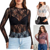 Vuvira Lace Long Sleeve Blouse Transparent Elegance