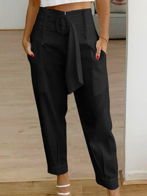 Vuvira Linen Casual Pants Women’s Cropped